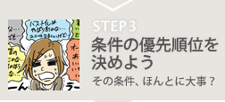 条件の優先順位を決めよう