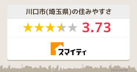 川口市の住みやすさ - クチコミ・街レビュー（埼玉県）【スマイティ】