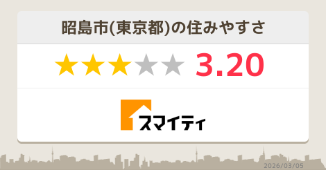 2ページ目 昭島市の街レビュー 評価3 東京 スマイティ